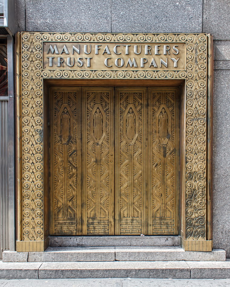 Bank entrance at New Yorker Hotel