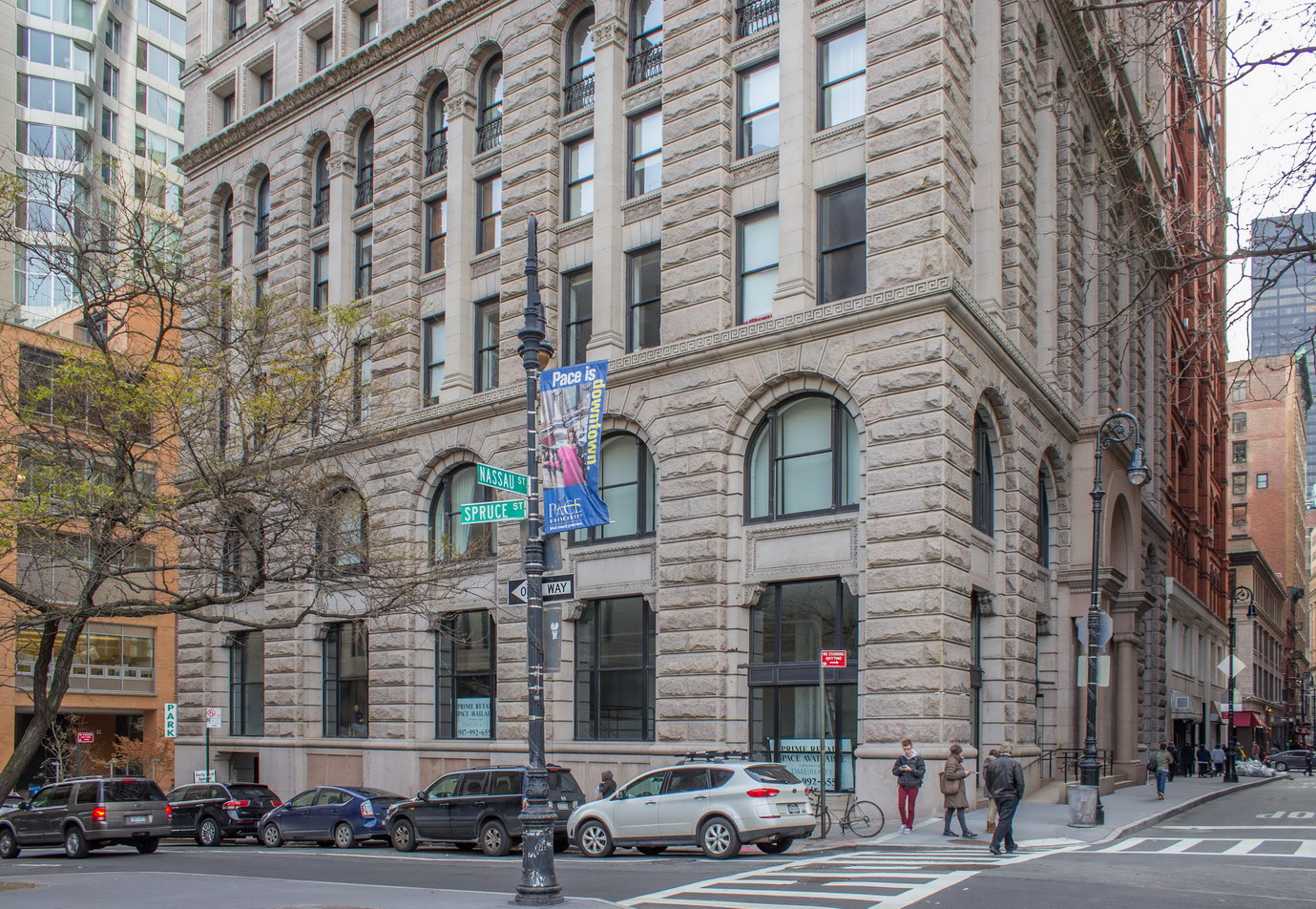 The building was owned for a while by Pace University. It is now residential, except for ground floor retail space.