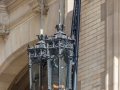 The Dakota - gas lamps flank entry.