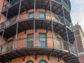 North wing: More elaborate terra cotta  around windows.