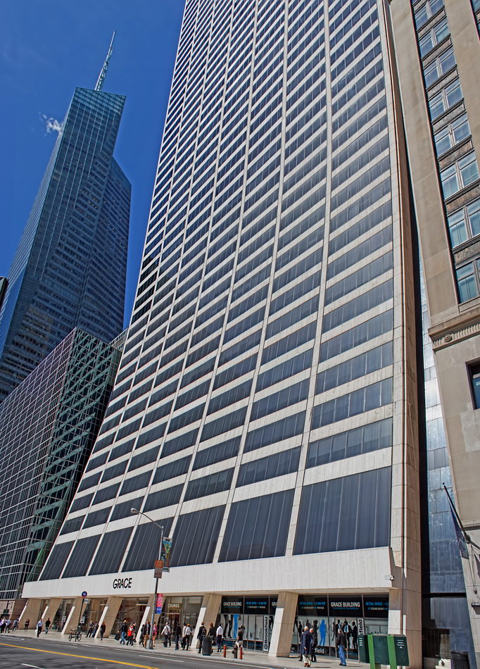 W 42nd Street facade (looking west)
