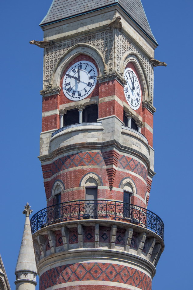 Jefferson Market Courthouse clock tower.