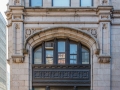 Second floor corner window detail.