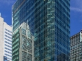 Lever House reflects neighboring Banco Santander Building.