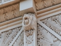 Deeply incised detail in the terra cotta (wonderfully restored!).