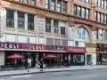 The original lobby was cut in half to make another store (now occupied by Cohen's Fashion Optical).