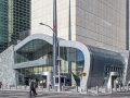 The public entrance is on UN Plaza (First Avenue); staff enter on E 45th Street.